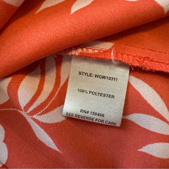 41 Hawthorn Tiffiny Tulip Sleeve Blouse red size S - Picture 5 of 6